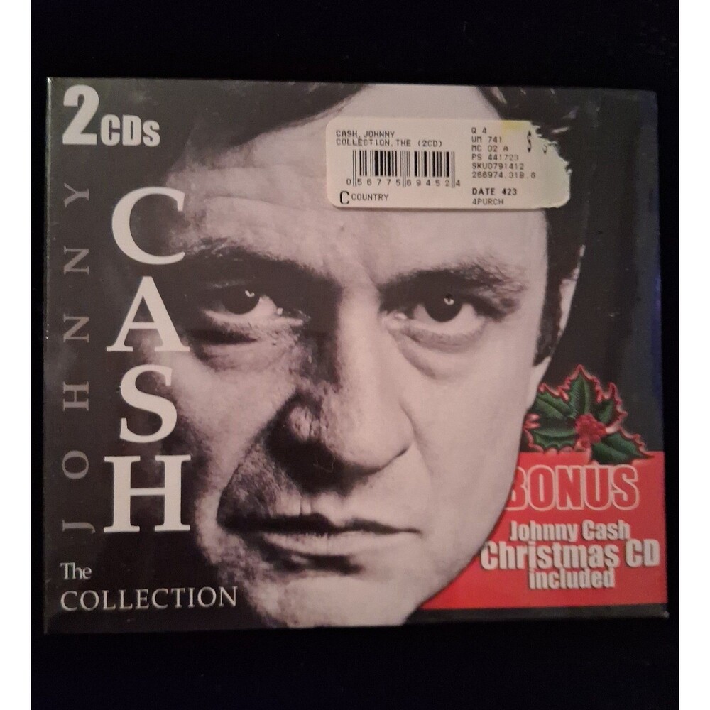 Johnny Cash The Collection 2CDs Bonus Christmas CD Sealed. New.